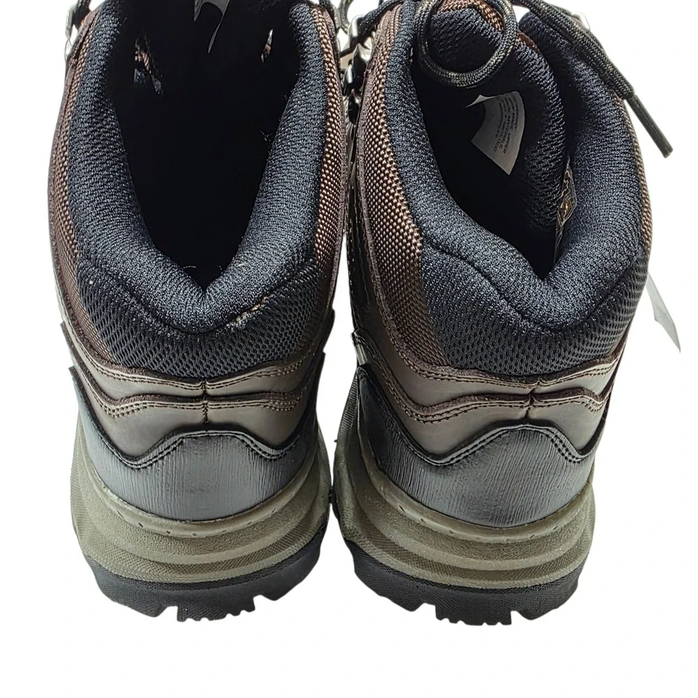 Khombu Kenny‎ Hiking Boots Mens 9 Brown Waterproof Leather Trail Outdoor Shoes